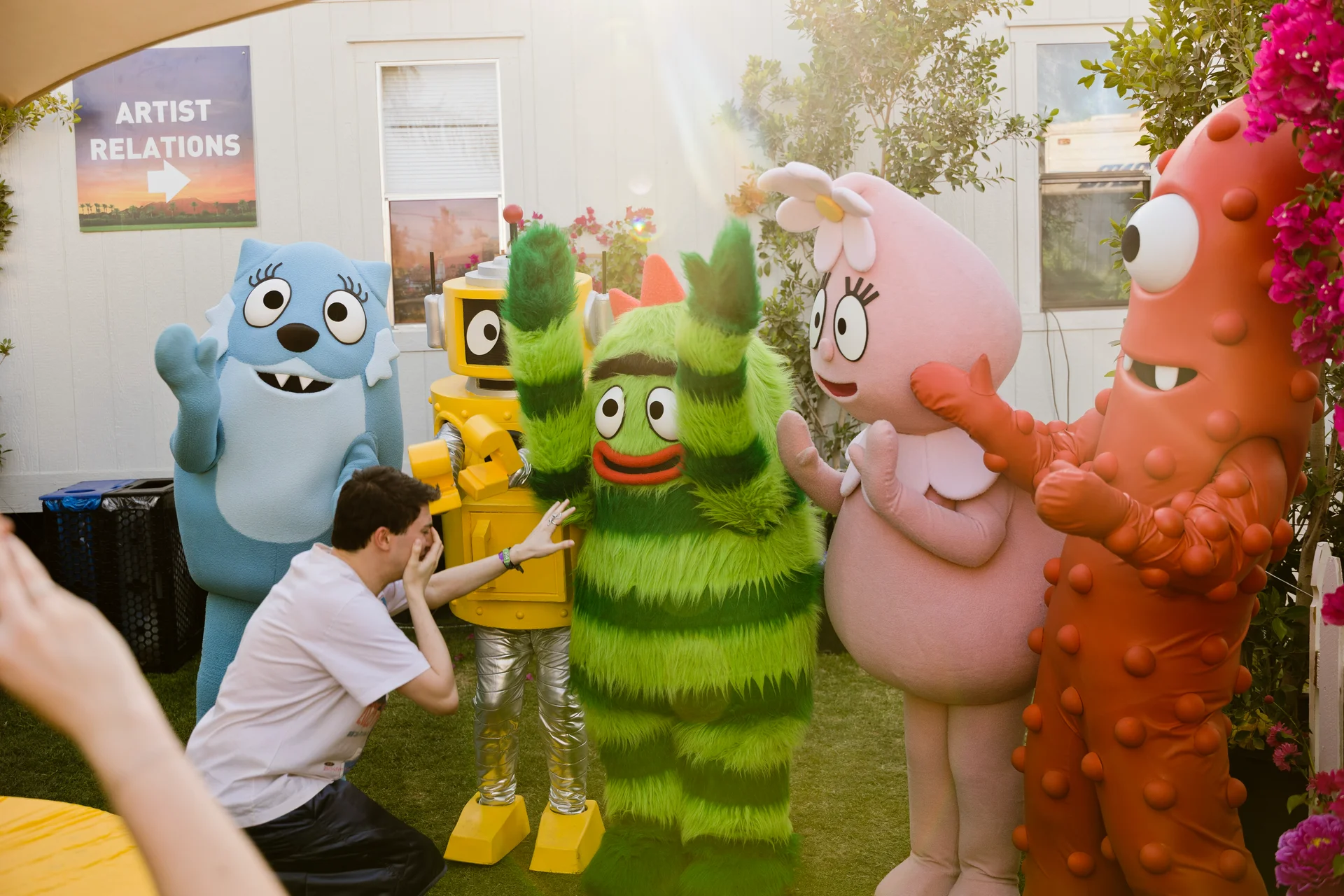 Coachella 2023 — backstage