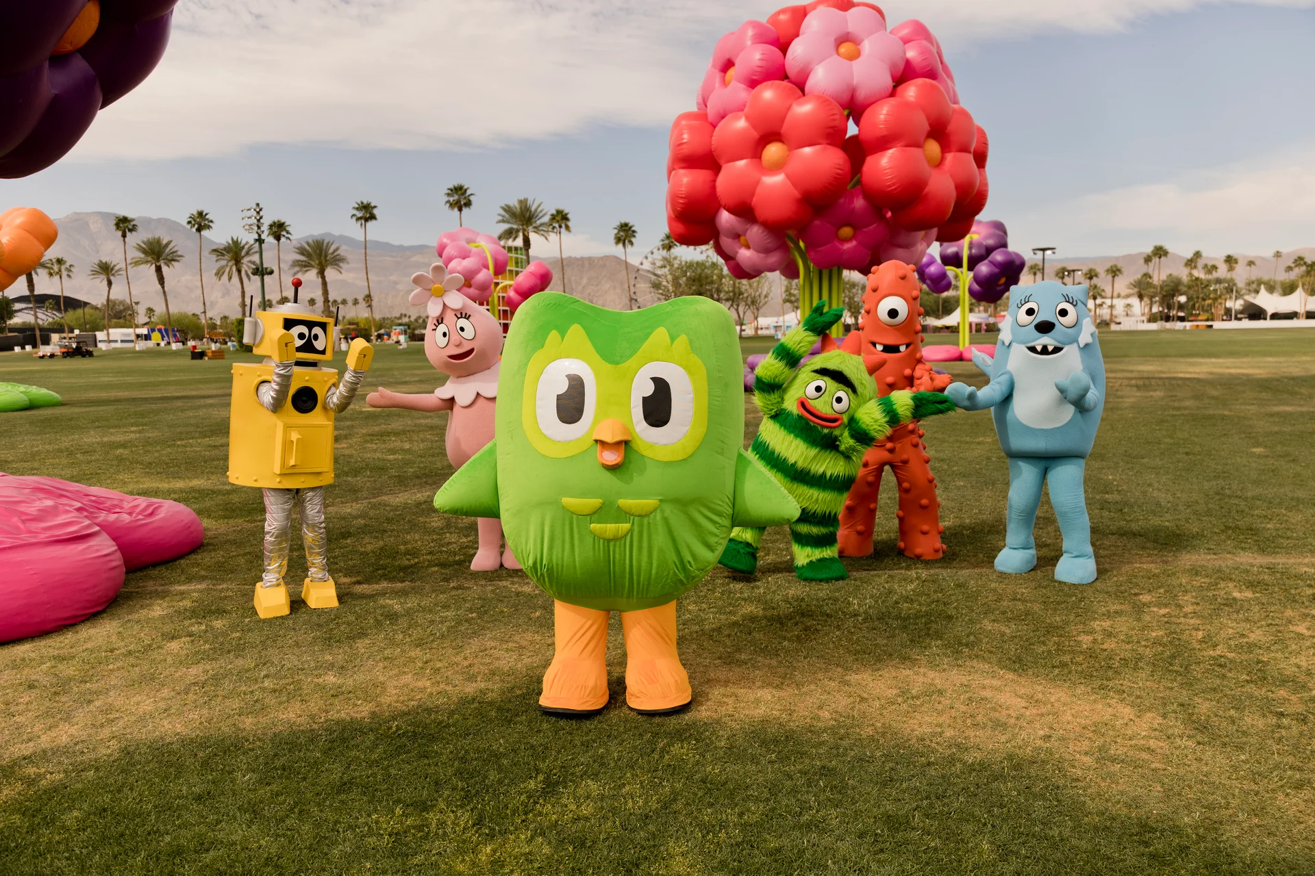 Coachella 2023 — the Duolingo owl crashes the party