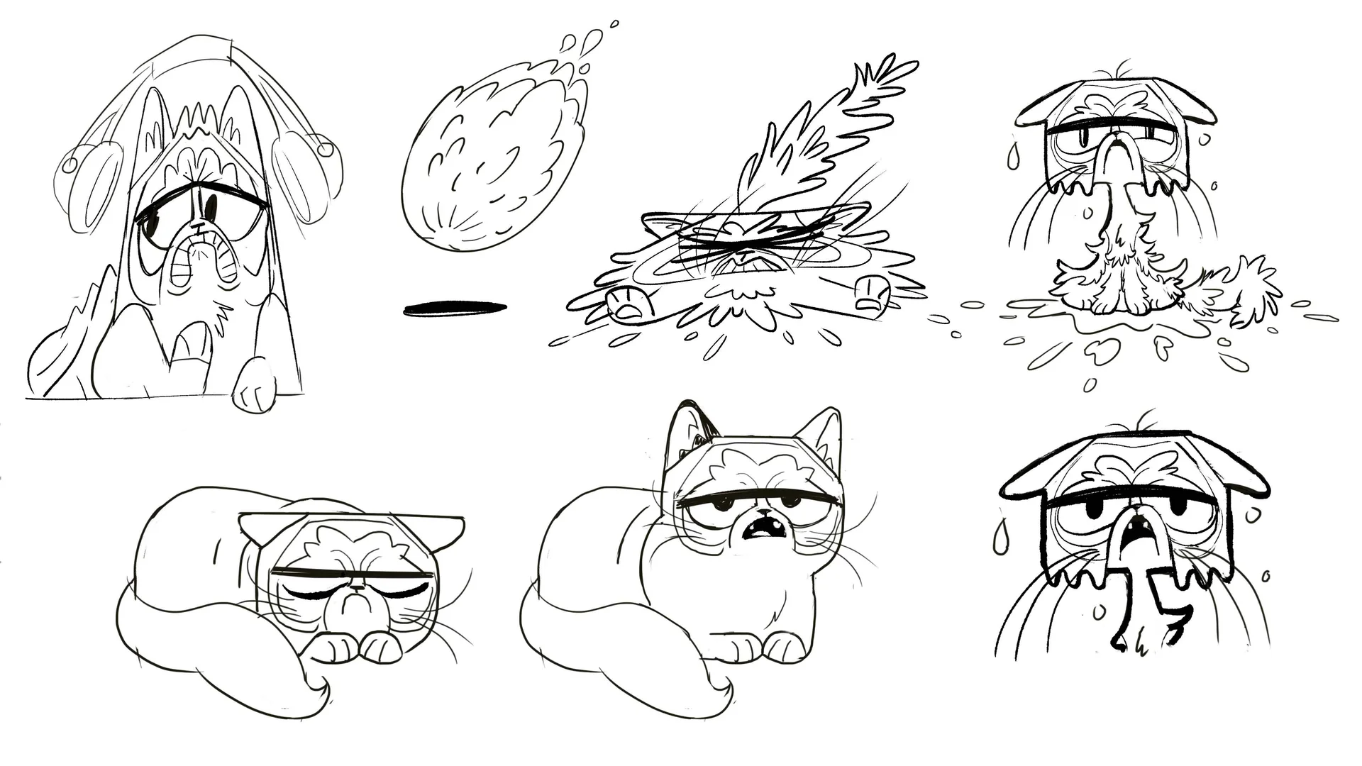 Grumpy Cat expressions