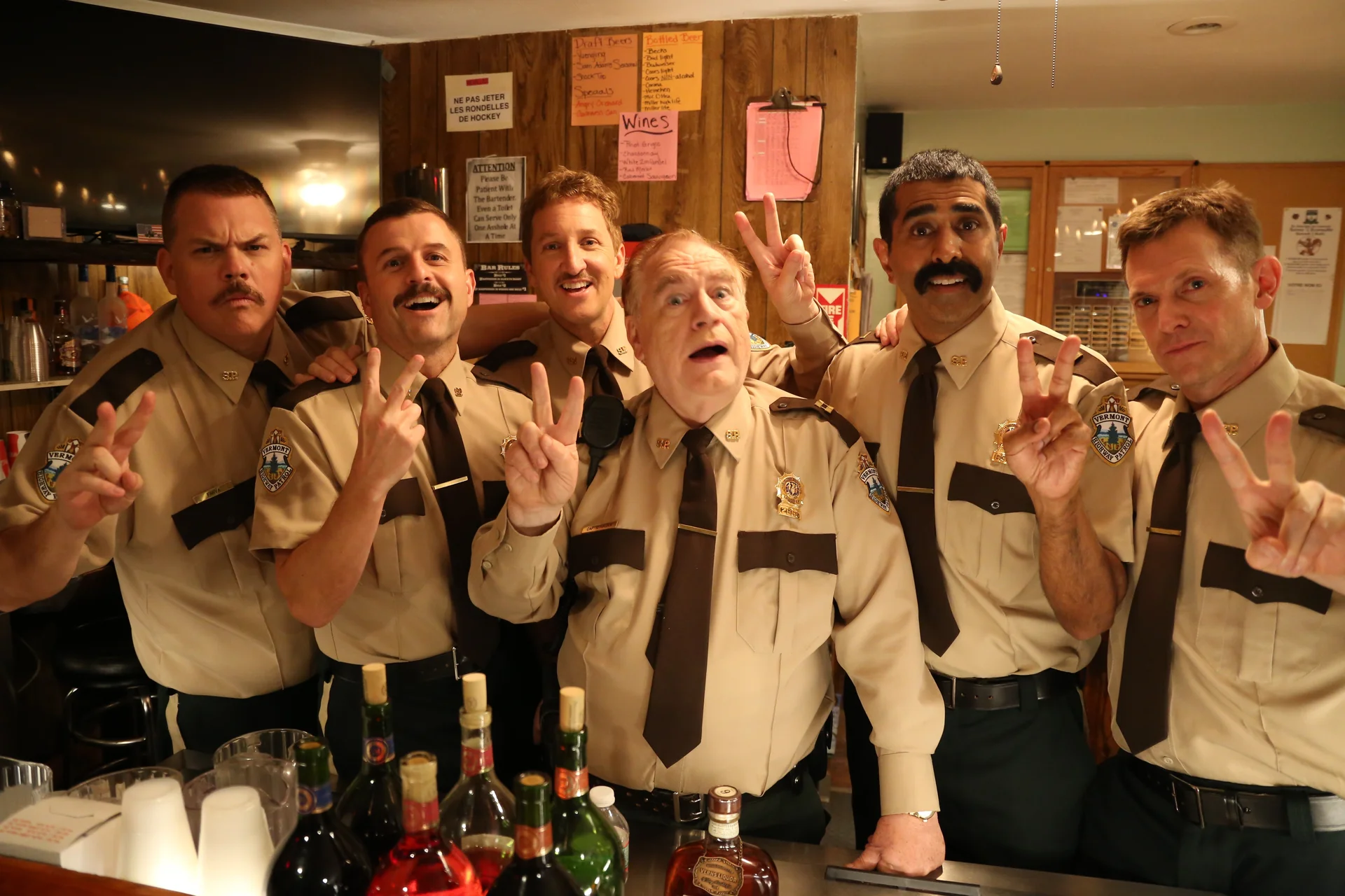 Super Troopers 2 - On set with Brian Cox